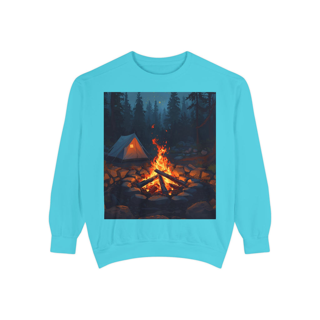 Cozy Campfire Unisex Garment-Dyed Sweatshirt