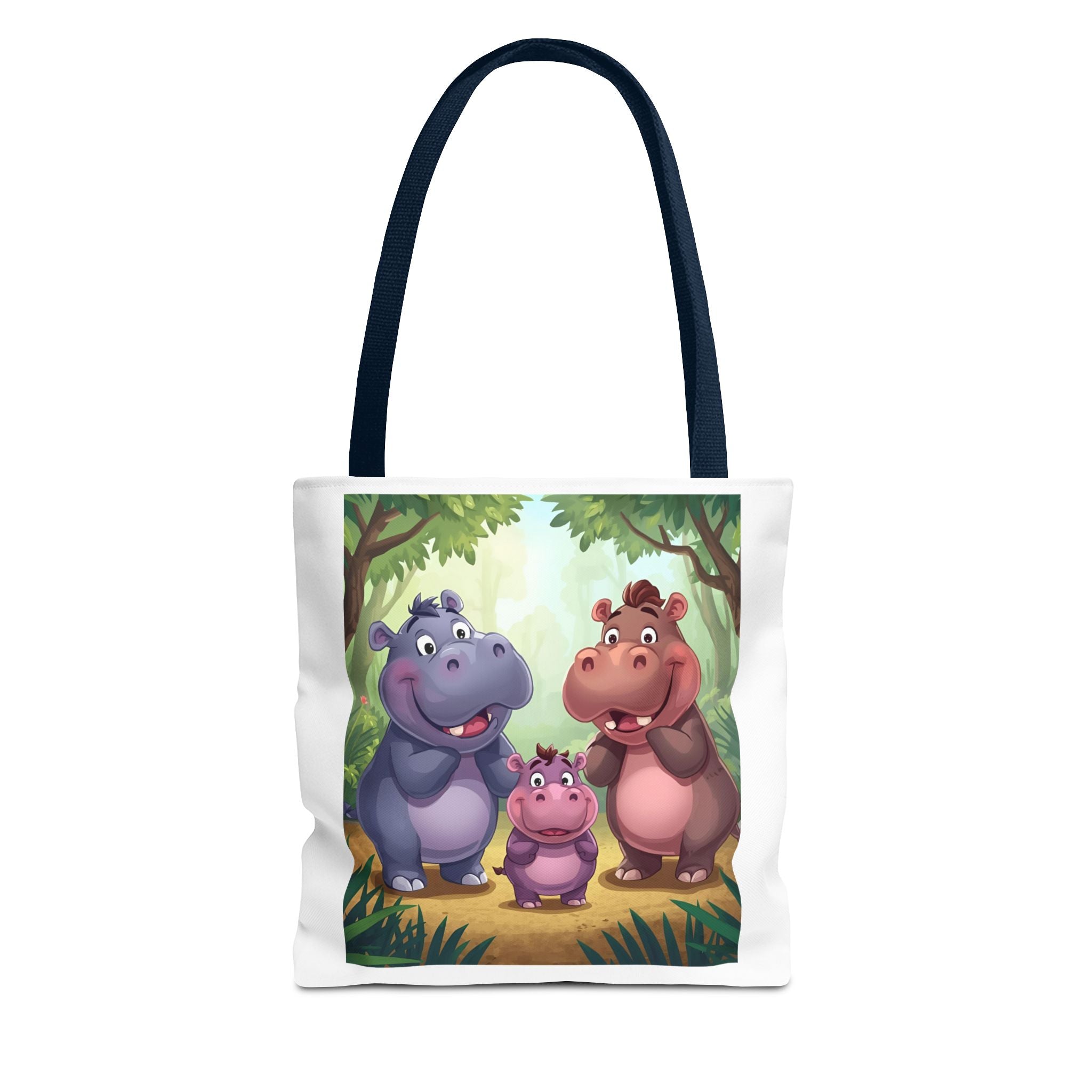 Hippo Cute Tote Bag (AOP)