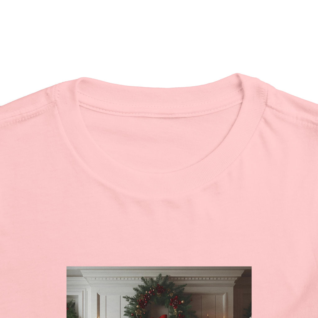 Cozy Christmas Toddler Tee, Holiday Kids Shirt, Cute Winter Tee, Toddler Christmas Outfit, Festive Short Sleeve Shirt