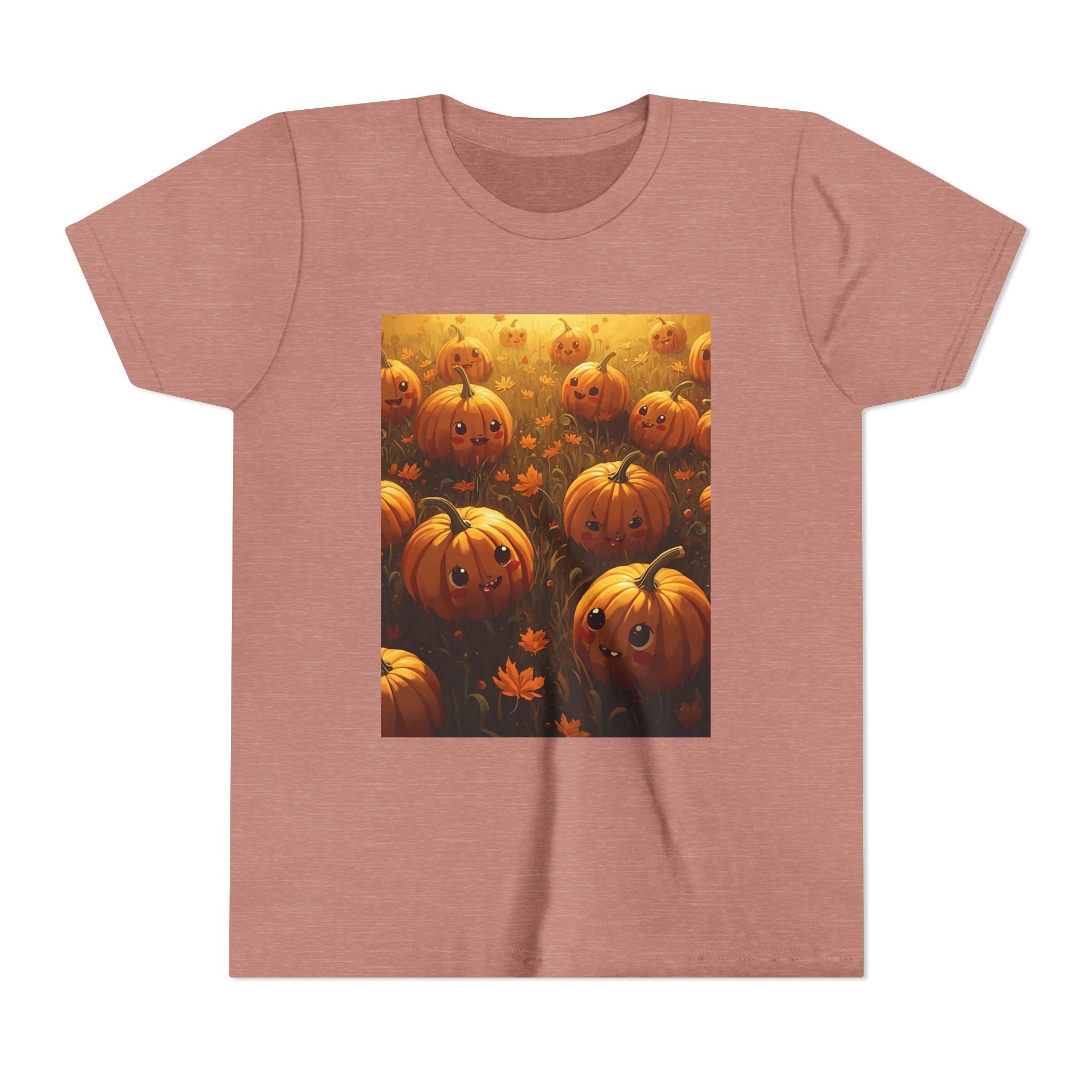 Pumpkin Halloween Youth Tee, Fall Shirt, Halloween Gift, Kids Halloween Apparel, Harvest Celebration T-shirt