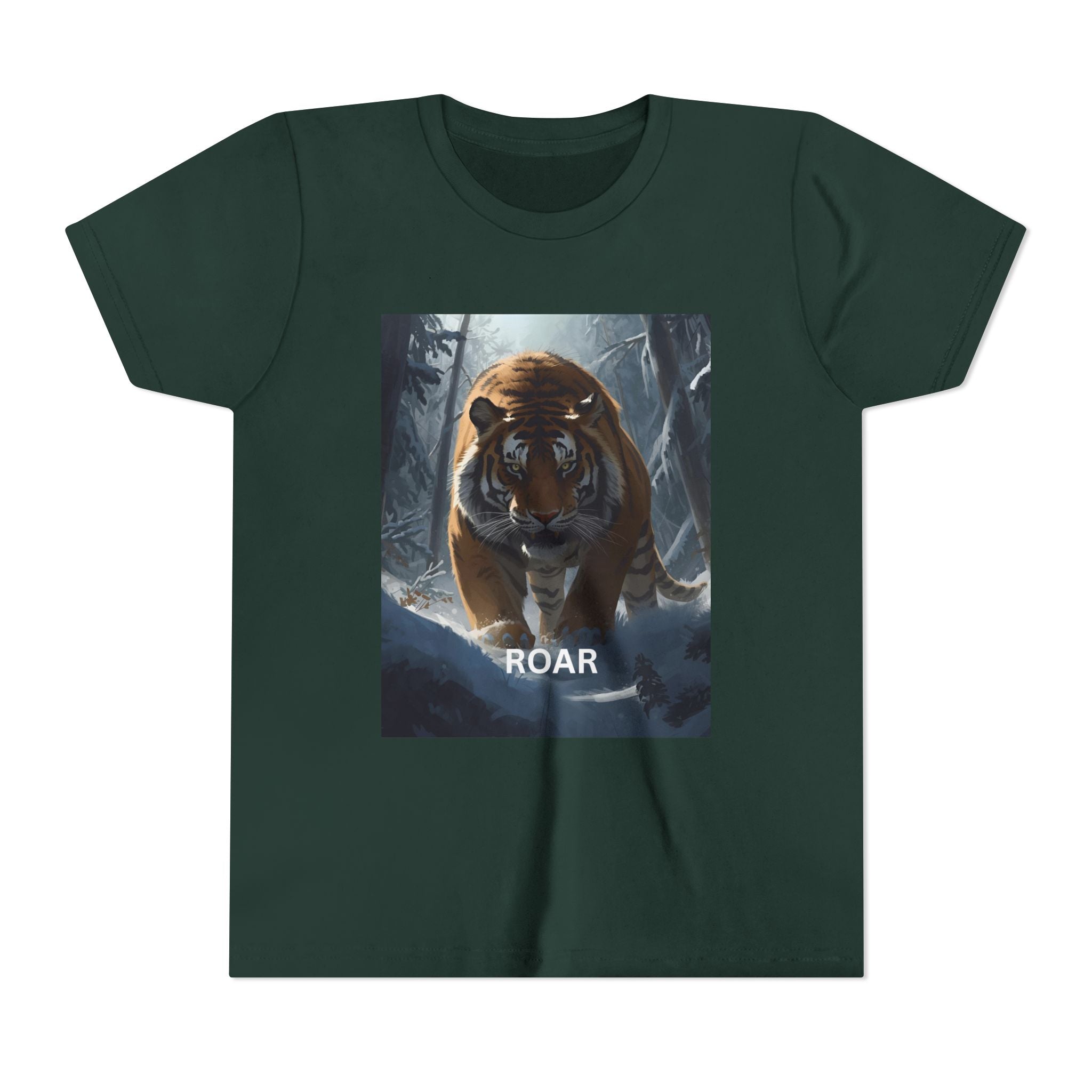 Tiger Roar Snow Youth Short Sleeve Tee