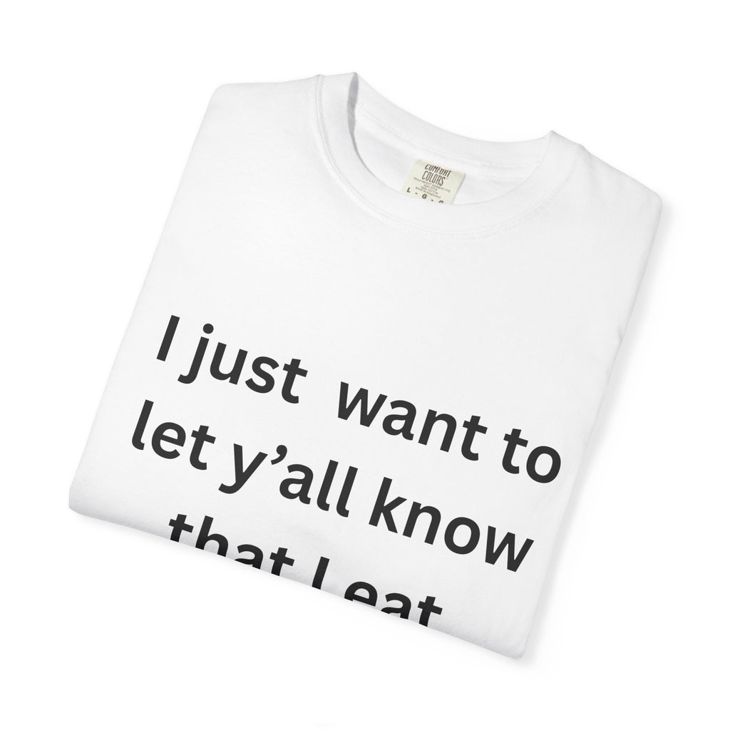 I Eat Candy Corn Unisex Garment-Dyed T-shirt