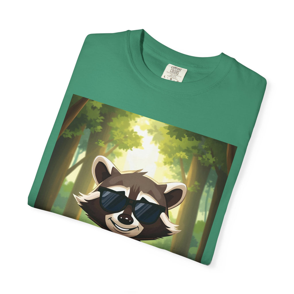 Whimsical Raccoon T-Shirt, Fun Nature Tee, Unisex Forest Shirt, Gift for Animal Lovers, Cute Wildlife Apparel