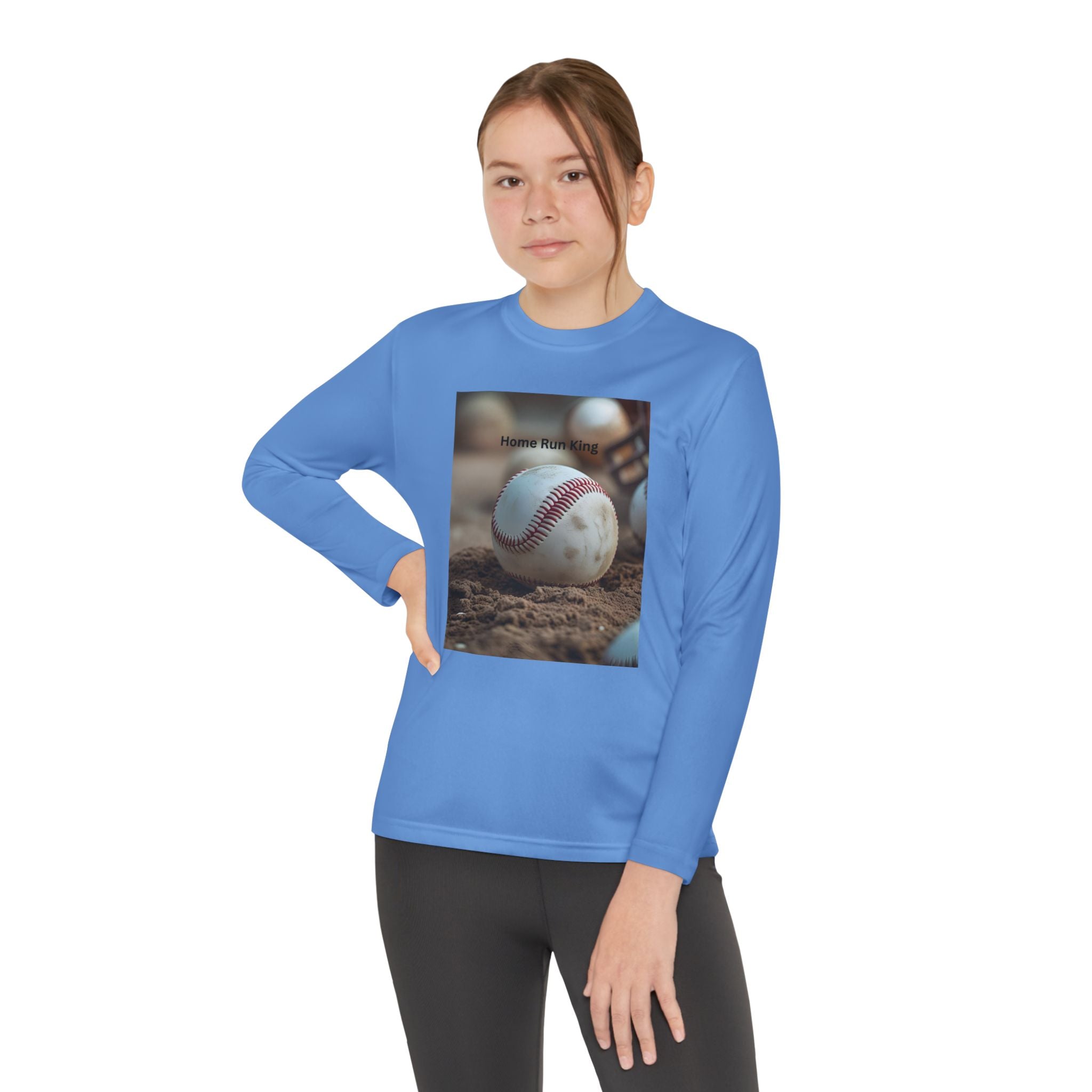 Baseball Youth Long Sleeve Shirt, Kids Sports Tee, Team Fundraiser, Athletic Wear, Birthday Gift, Gifts for Young Players