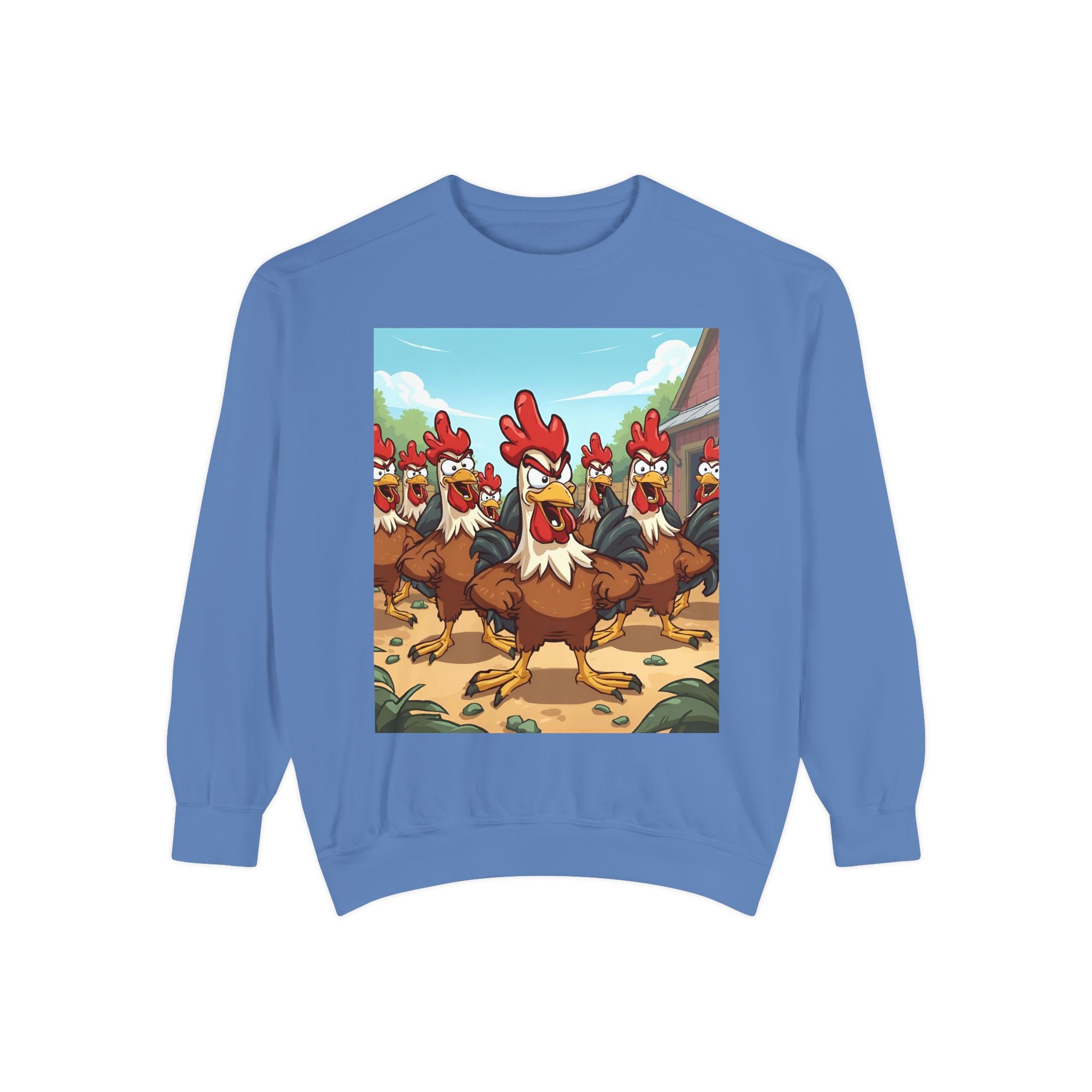 Chicken Funny Unisex Garment-Dyed Sweatshirt