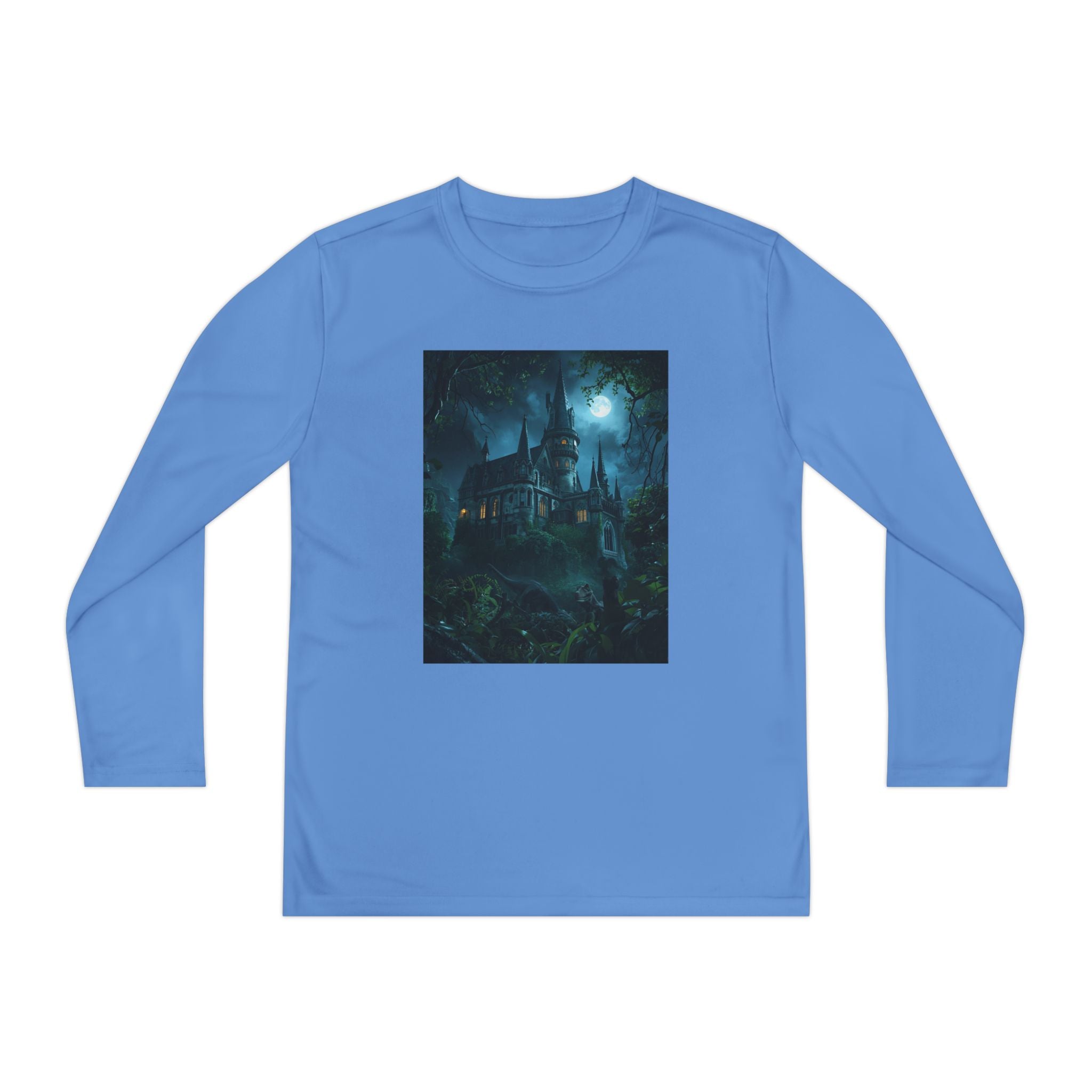 Mystical Night Scene Youth Long Sleeve Competitor Tee