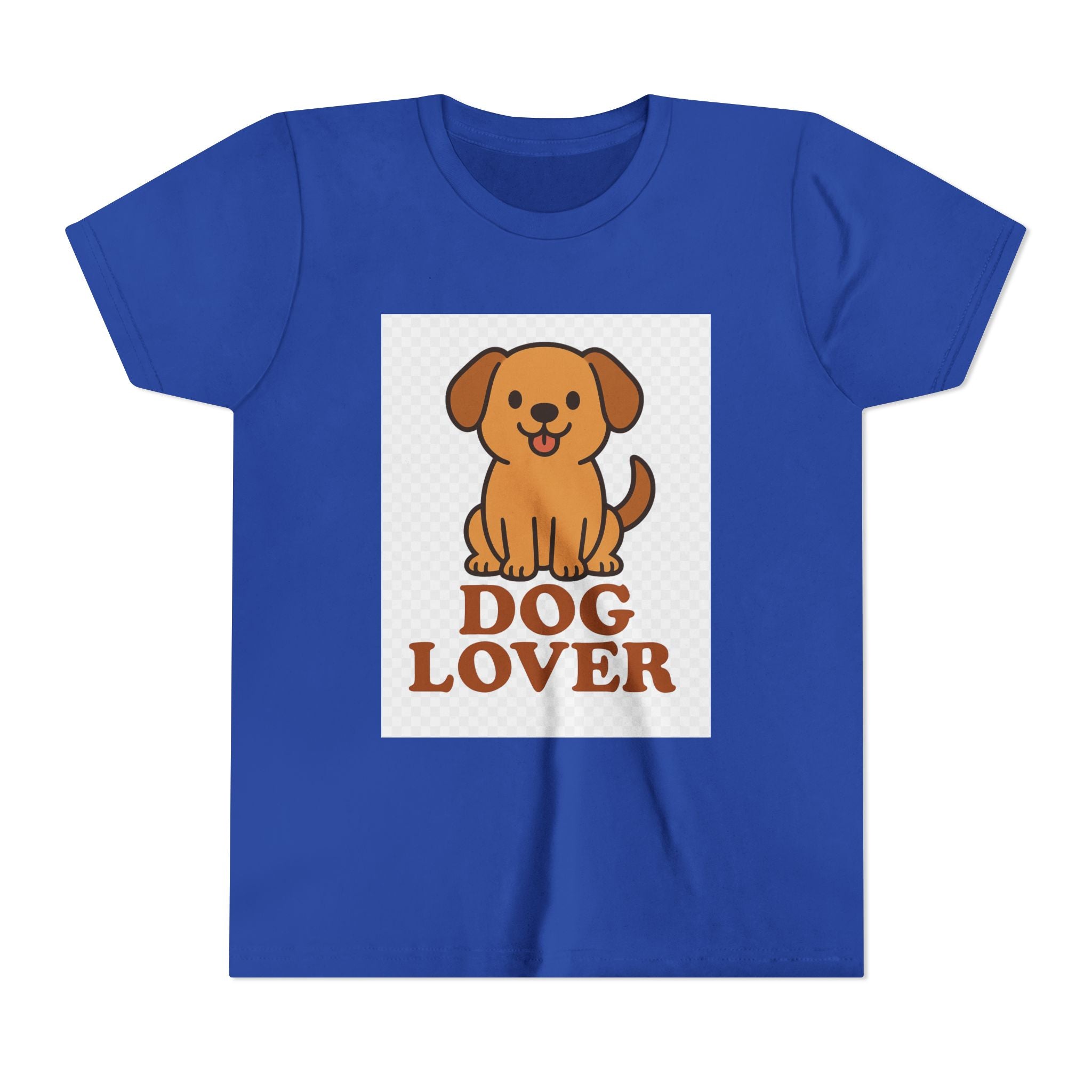 Cute Dog Lover Youth T-Shirt, Pet Lover Gift, Animal Tee, Kids Dog Shirt, Birthday Present for Kids, Fun Youth Apparel