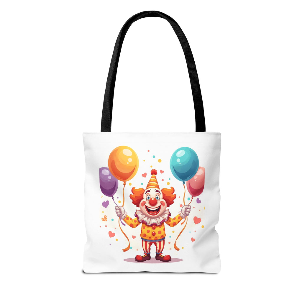 Colorful Clown Tote Bag - Fun and Whimsical Shopping Bag, Ideal for Birthdays, Parties, Festivals, Kids & Adults, Gift