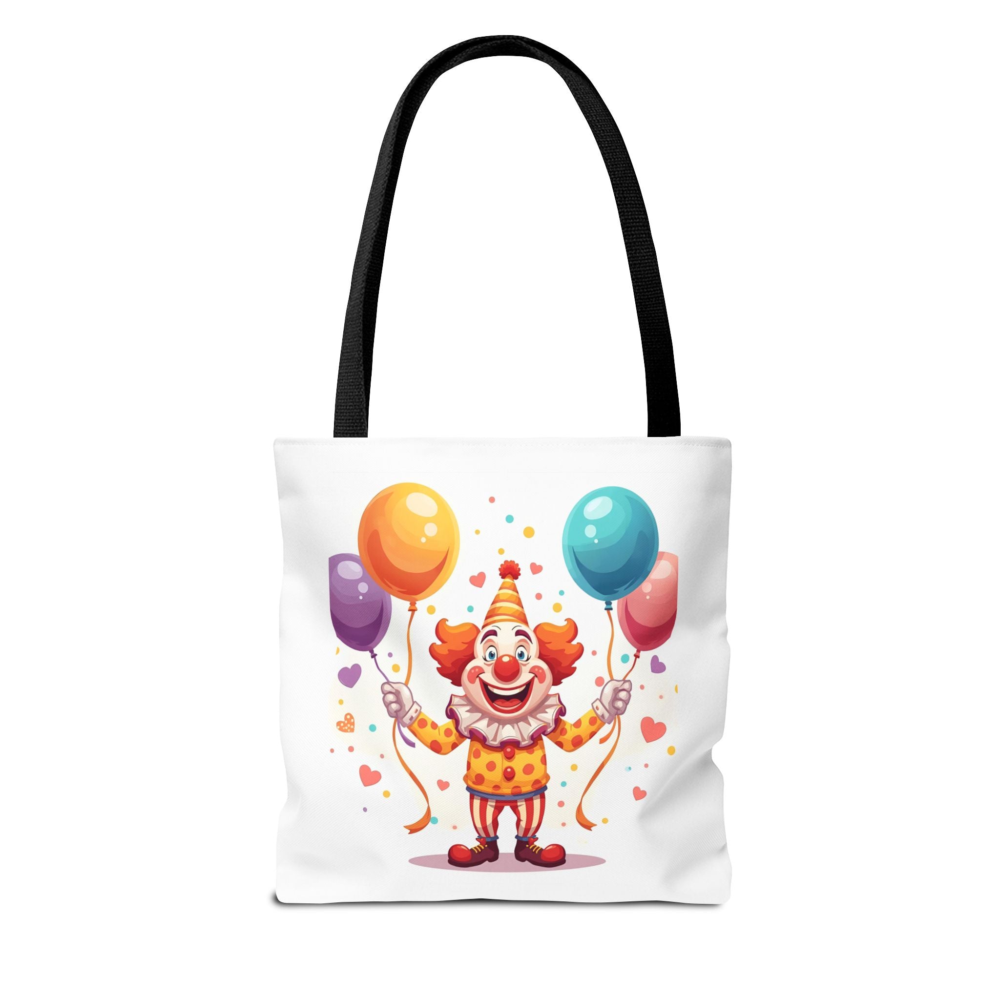 Colorful Clown Tote Bag - Fun and Whimsical Shopping Bag, Ideal for Birthdays, Parties, Festivals, Kids & Adults, Gift