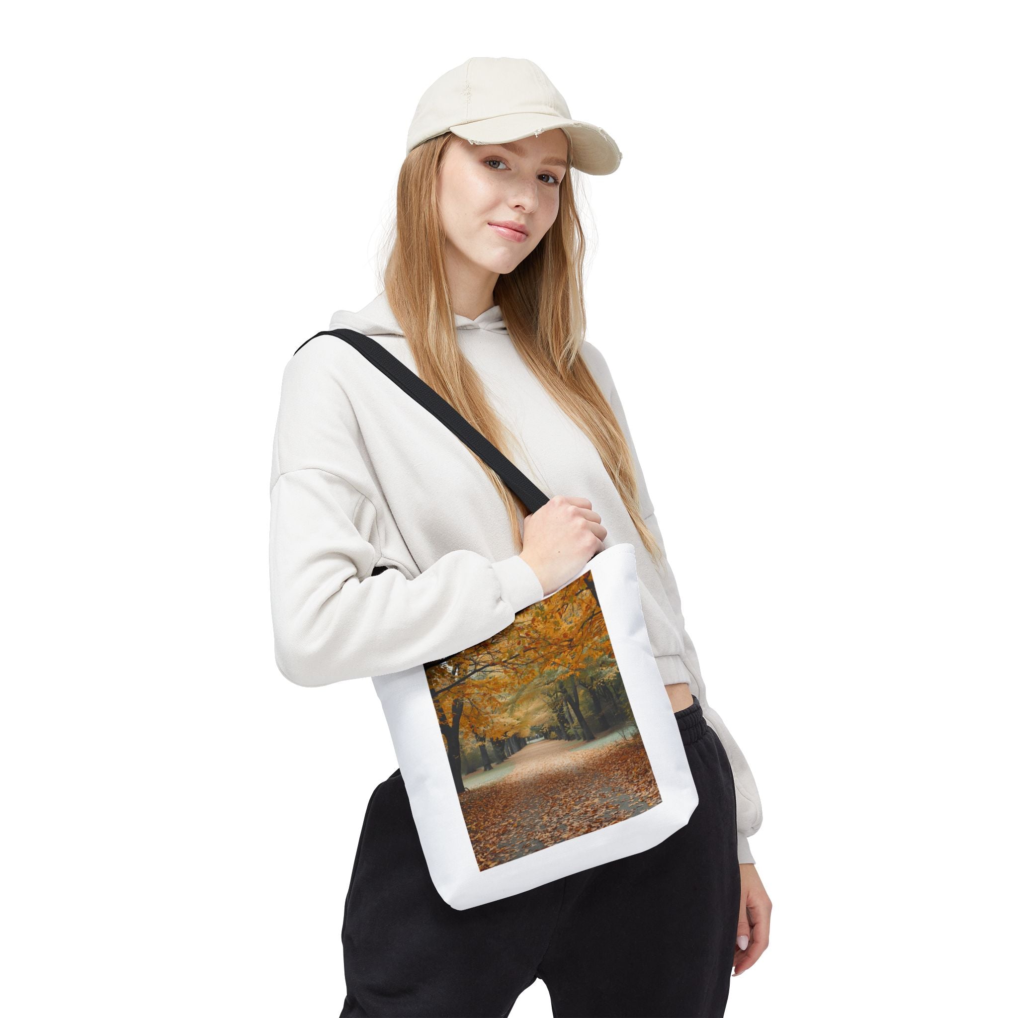 Autumn Vibes Tote Bag, Fall Leaves Design, Reusable Shopping Bag, Perfect for Gifts, Eco-Friendly Tote, Seasonal Accessory