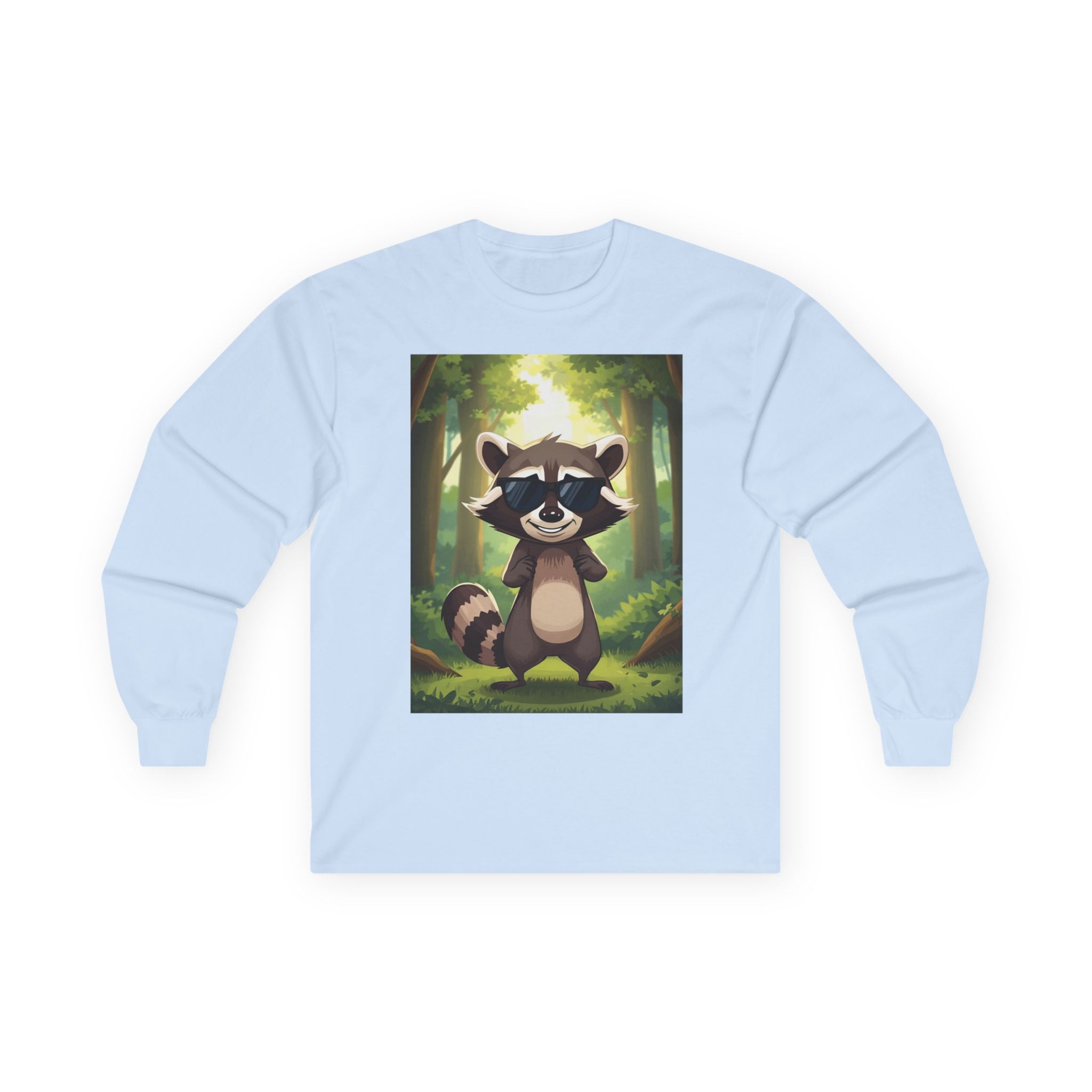 Adorable Raccoon Long Sleeve Tee for Nature Lovers, Perfect Gift for Kids and Adults, Cute Animal Graphic Shirt, Cozy Wear for [...]