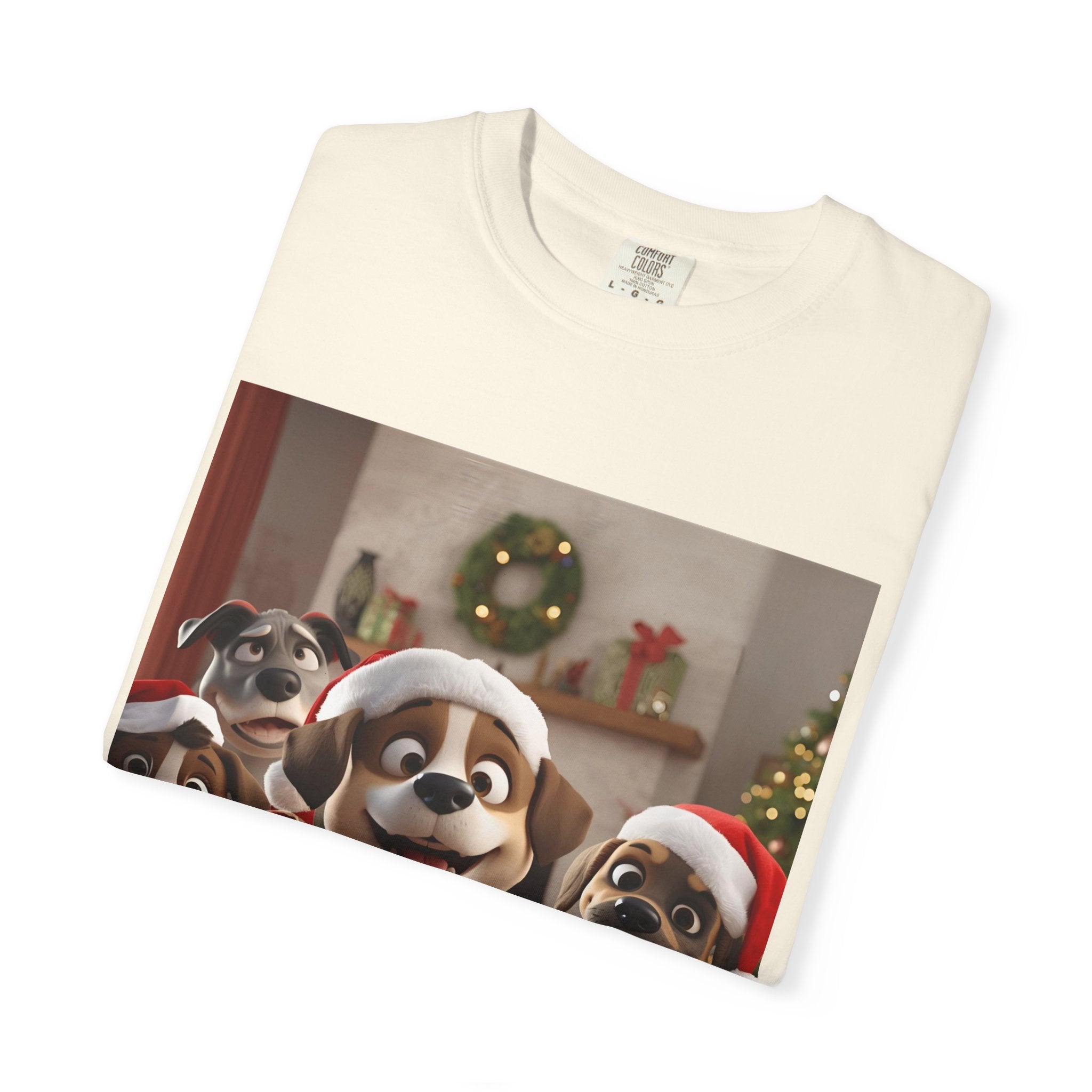 Cute Christmas Festive Dog Holiday T-Shirt | Pet Lover Gift, Christmas Shirt, Unisex Casual Tee, Cute Animal Apparel, Holiday Spirit Outfit