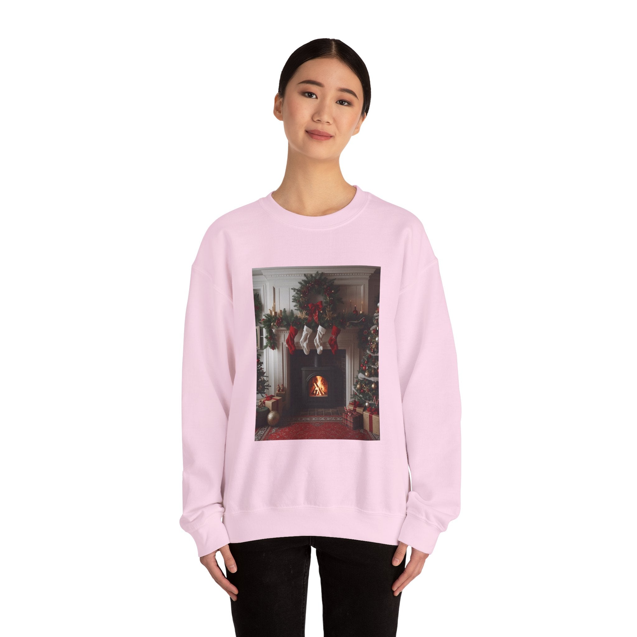 Cozy Christmas Sweatshirt, Holiday Comfort Wear, Unisex Pullover, Winter Fashion, Merry & Bright Gift, Festive Sweater