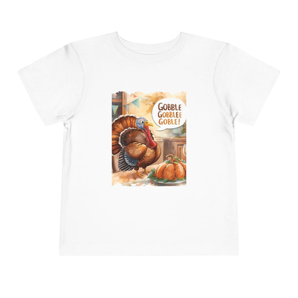 Thanksgiving Turkey Toddler Short Sleeve Tee