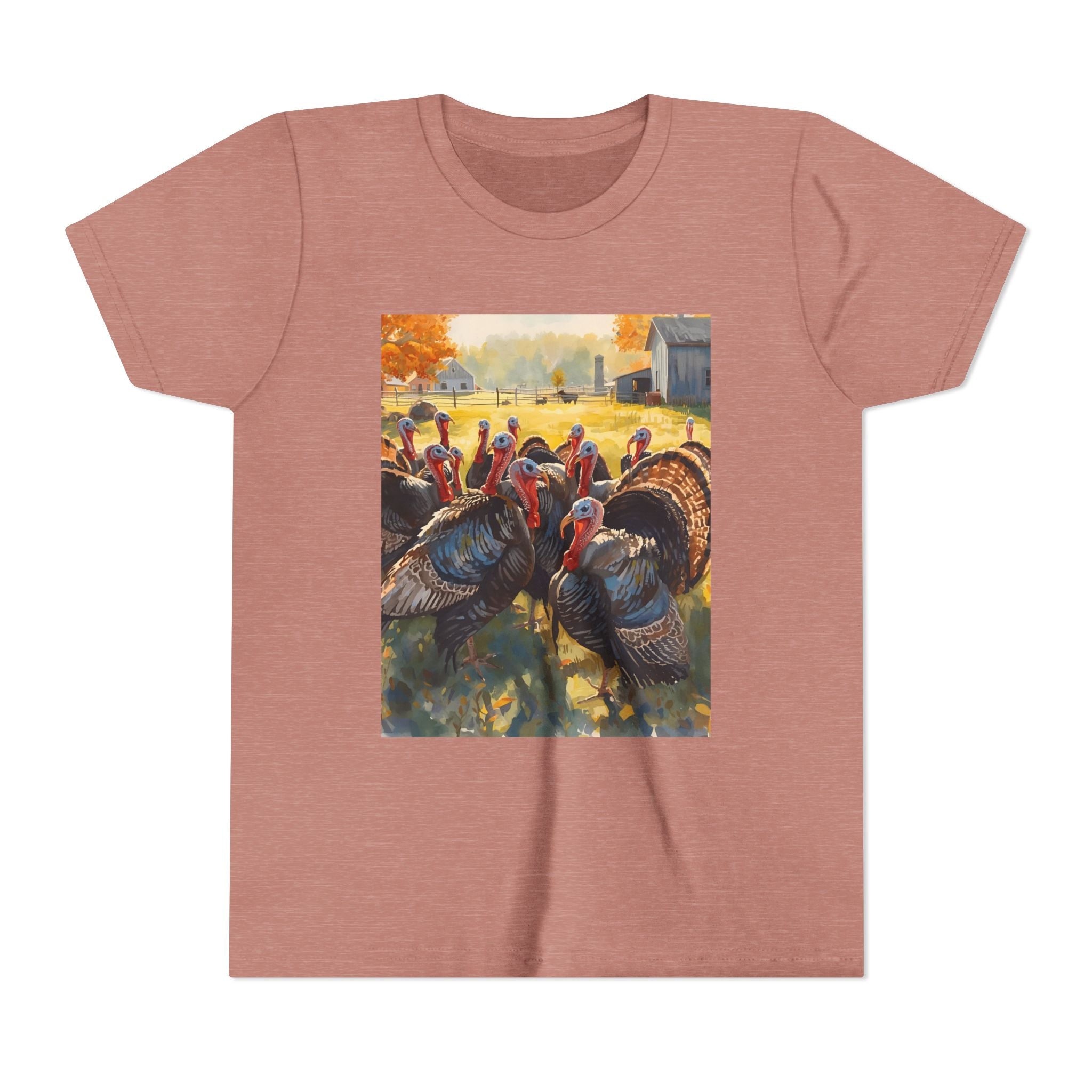 Thanksgiving Turkey Youth Short Sleeve Tee