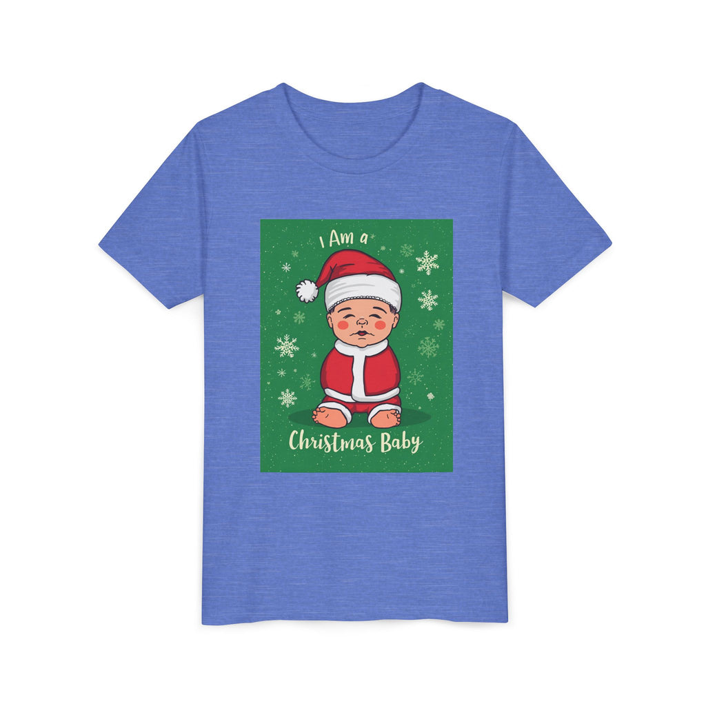 I Am A Christmas Baby Youth Short Sleeve Tee