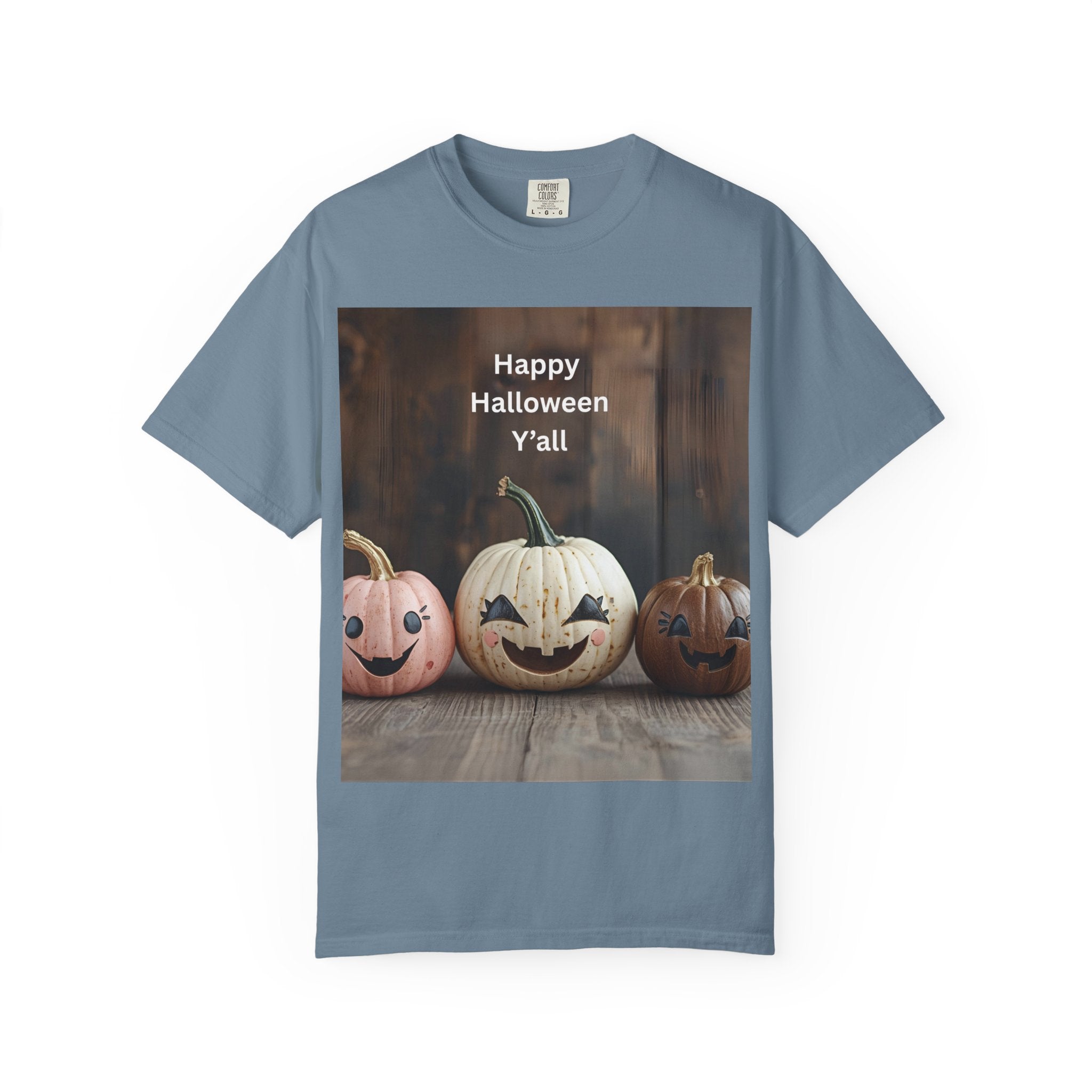 Happy Halloween Unisex T-Shirt, Casual Fall Tee, Halloween Gift, Pumpkin Shirt, Autumn Apparel, Holiday Style