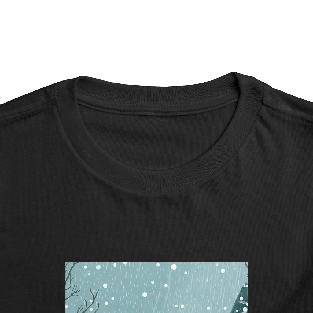 Festive Christmas Snowman Toddler Short Sleeve Tee