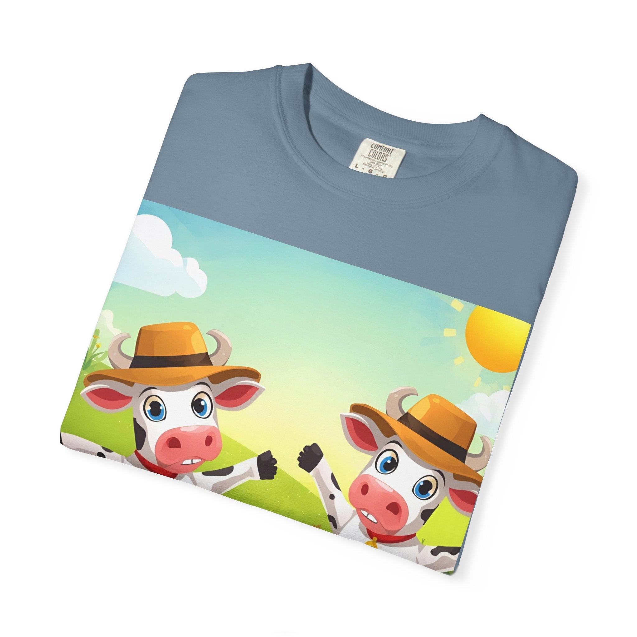Cute Cow Fun Farm Playful Cow Graphic T-Shirt, Fun Tee for Kids, Animal Lovers, Farm Life, Casual Wear, Summer Vibes, Birthday Gift
