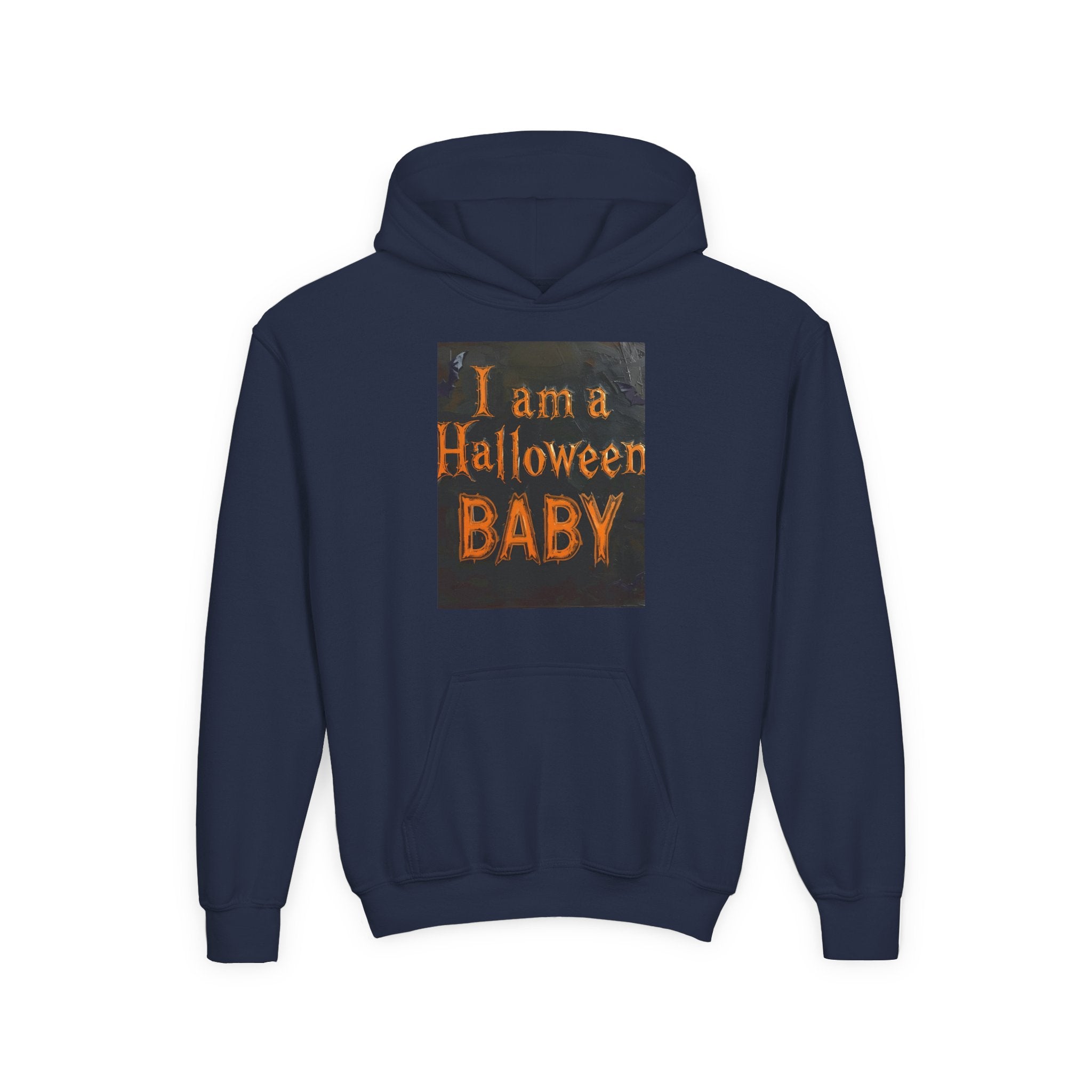 I Am A Halloween Baby Youth Heavy Blend Hooded Sweatshirt