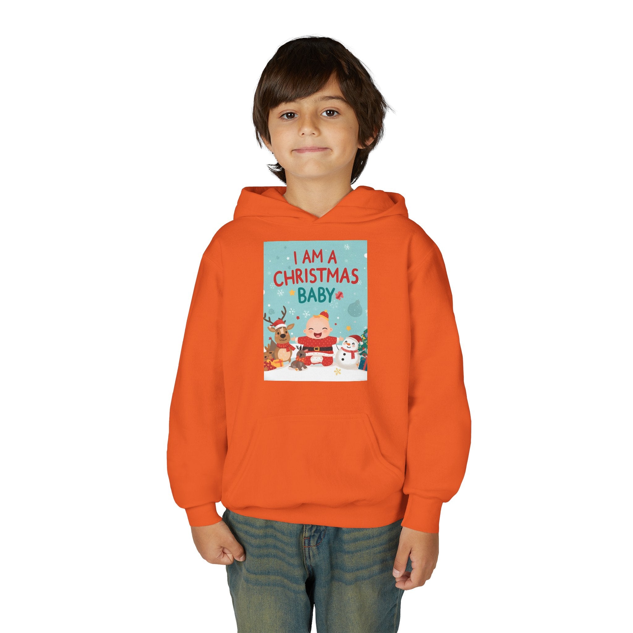 Christmas Youth Heavy Blend Hooded Sweatshirt