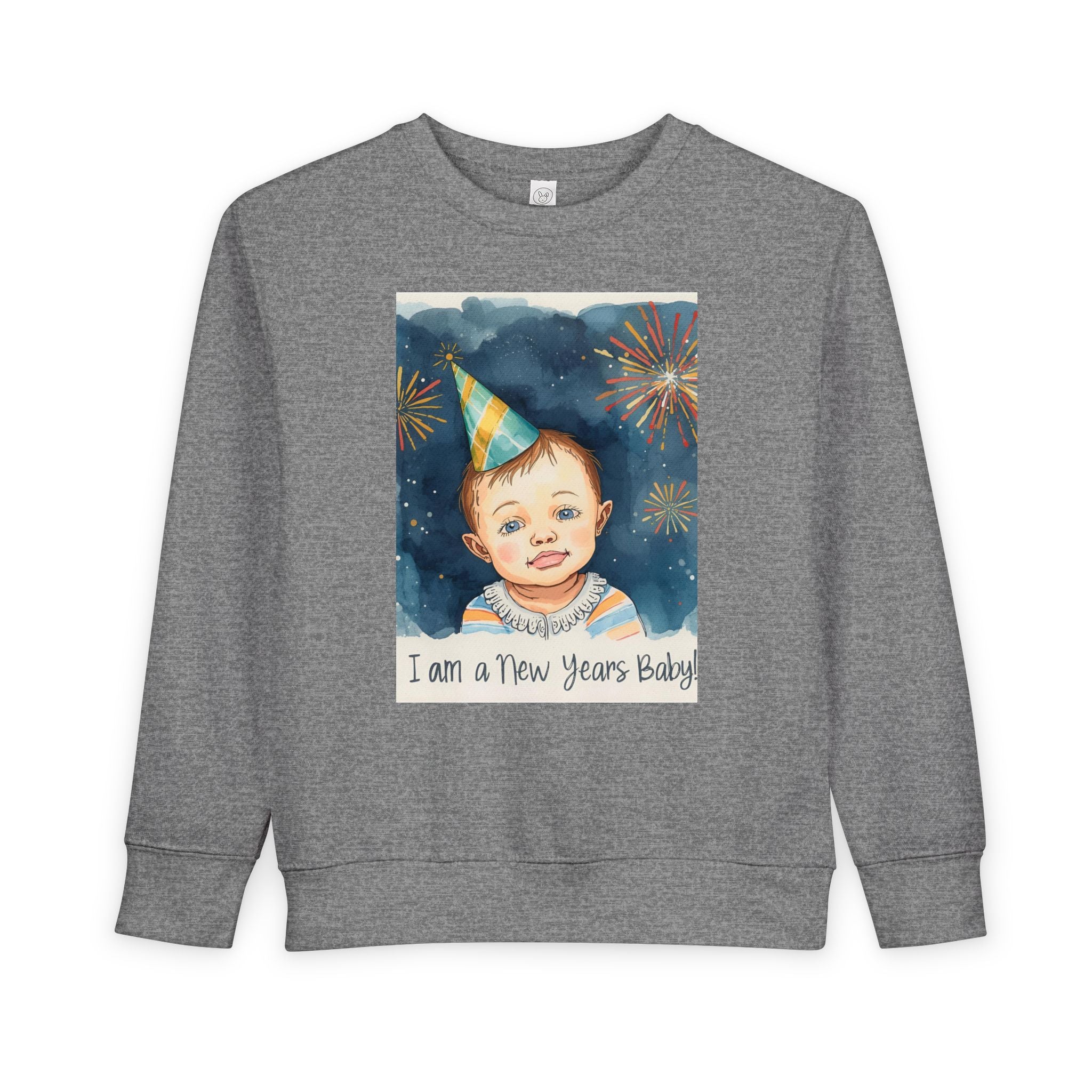 I Am A New Years Baby Toddler Sweatshirt