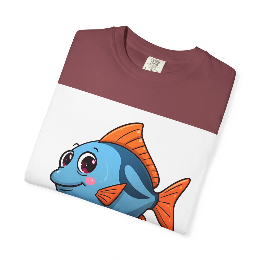 Here Fishy Fishy Fishy Unisex Garment-Dyed T-shirt