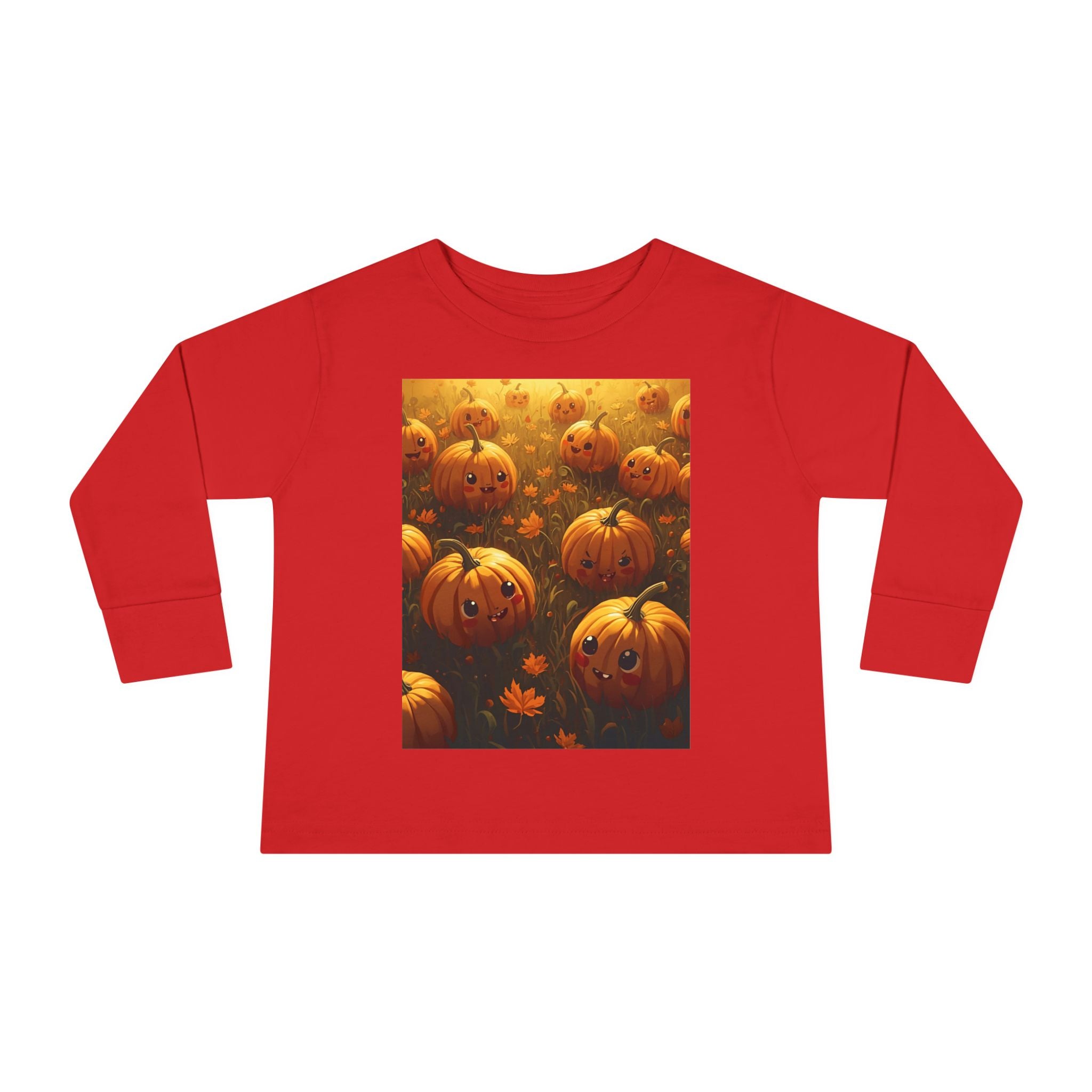 Halloween Pumpkin Toddler Long Sleeve Tee, Cute Fall Shirt, Kids Halloween Costume, Pumpkin Patch, Toddler Gift, Holiday Apparel
